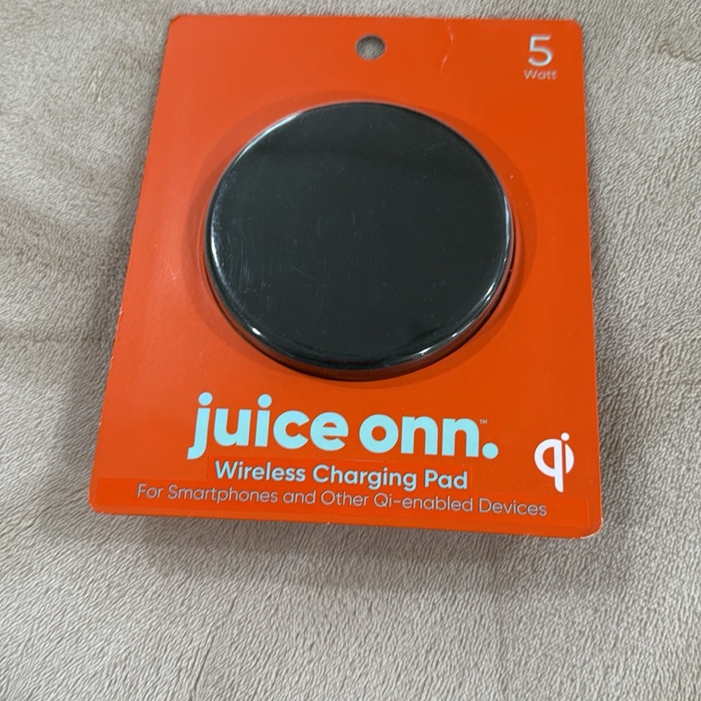 Juice Onn Wireless Charging Pad - Black NEW
